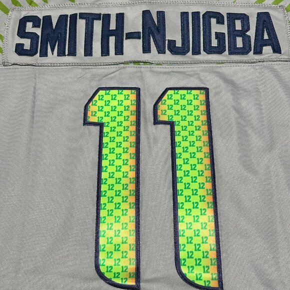 Men's Jaxon Smith-Njigba #11 Seattle Seahawks Stitched Alternate Jersey Large - Picture 1 of 8
